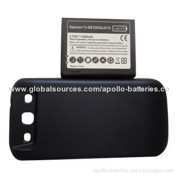 Replacement Mobile Phone Batteries for I9300 Samsung with 3.8V Voltage/4,200mAh Capacity